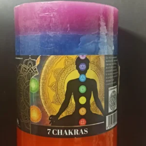 Vela ritualizada 7 chakras